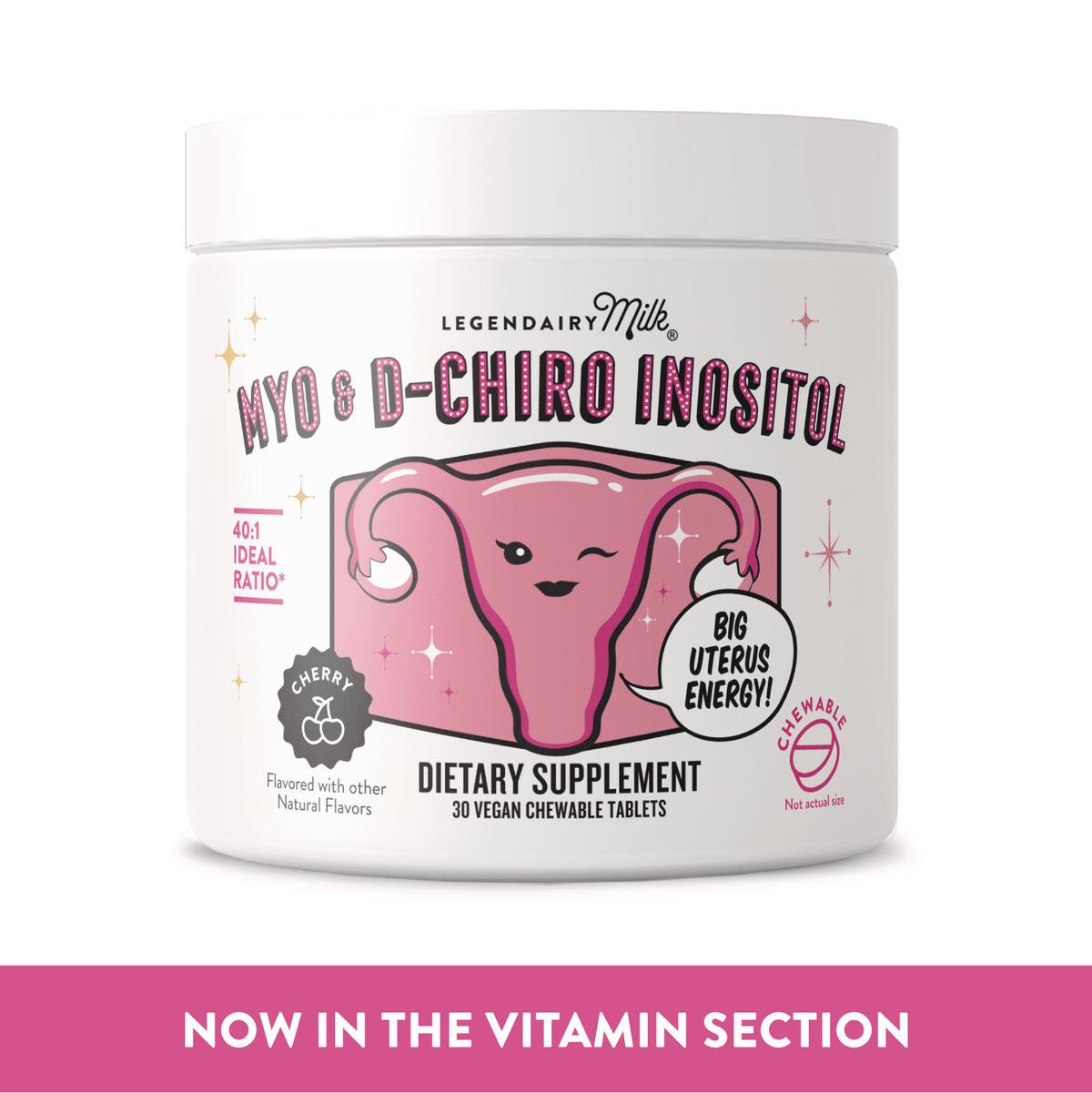 Legendairy Milk Myo Y D-Chiro Inositol 30 Tabletas