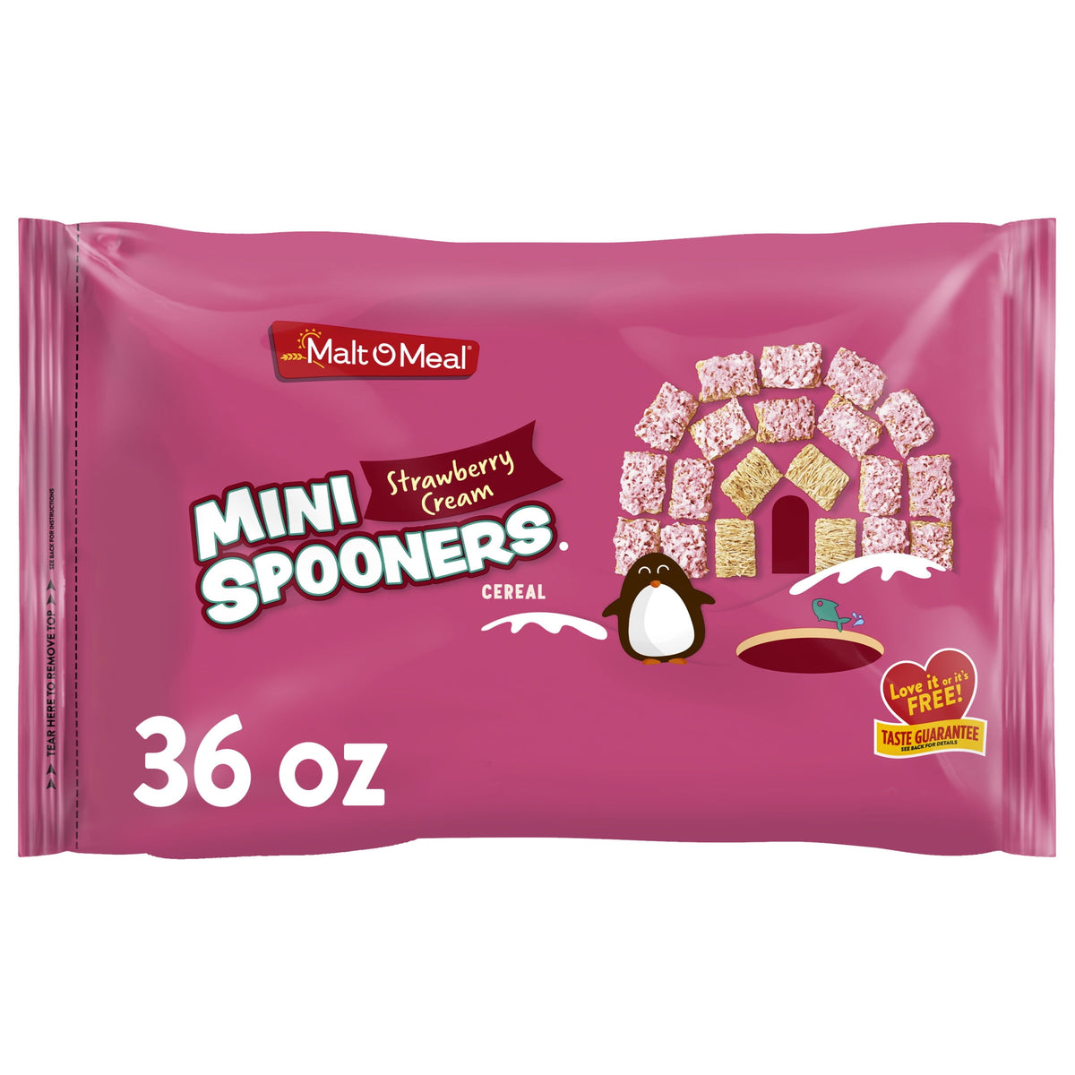 Cereal Malt-O-Meal Mini Spooners Fresa 1020g Pack 4