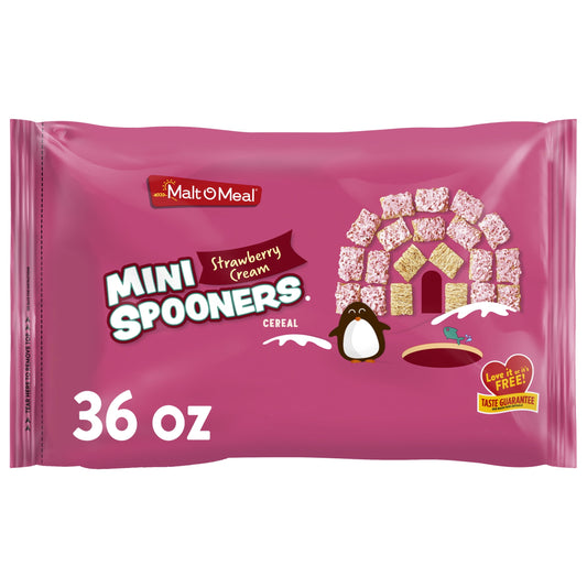 Cereal Malt-O-Meal Mini Spooners Fresa 1020g Pack 4