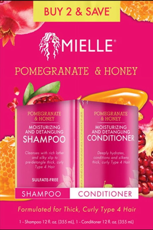 Shampoo Y Acondicionador Mielle Granada Miel