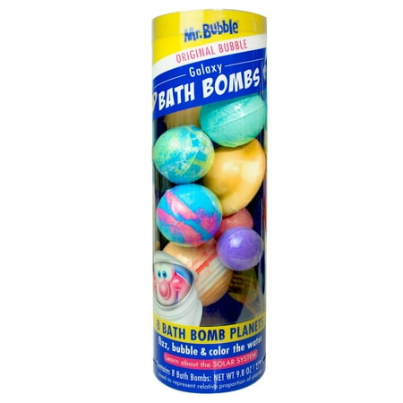 Mr. Bubble Galaxy bombas de baño chicle 8 piezas