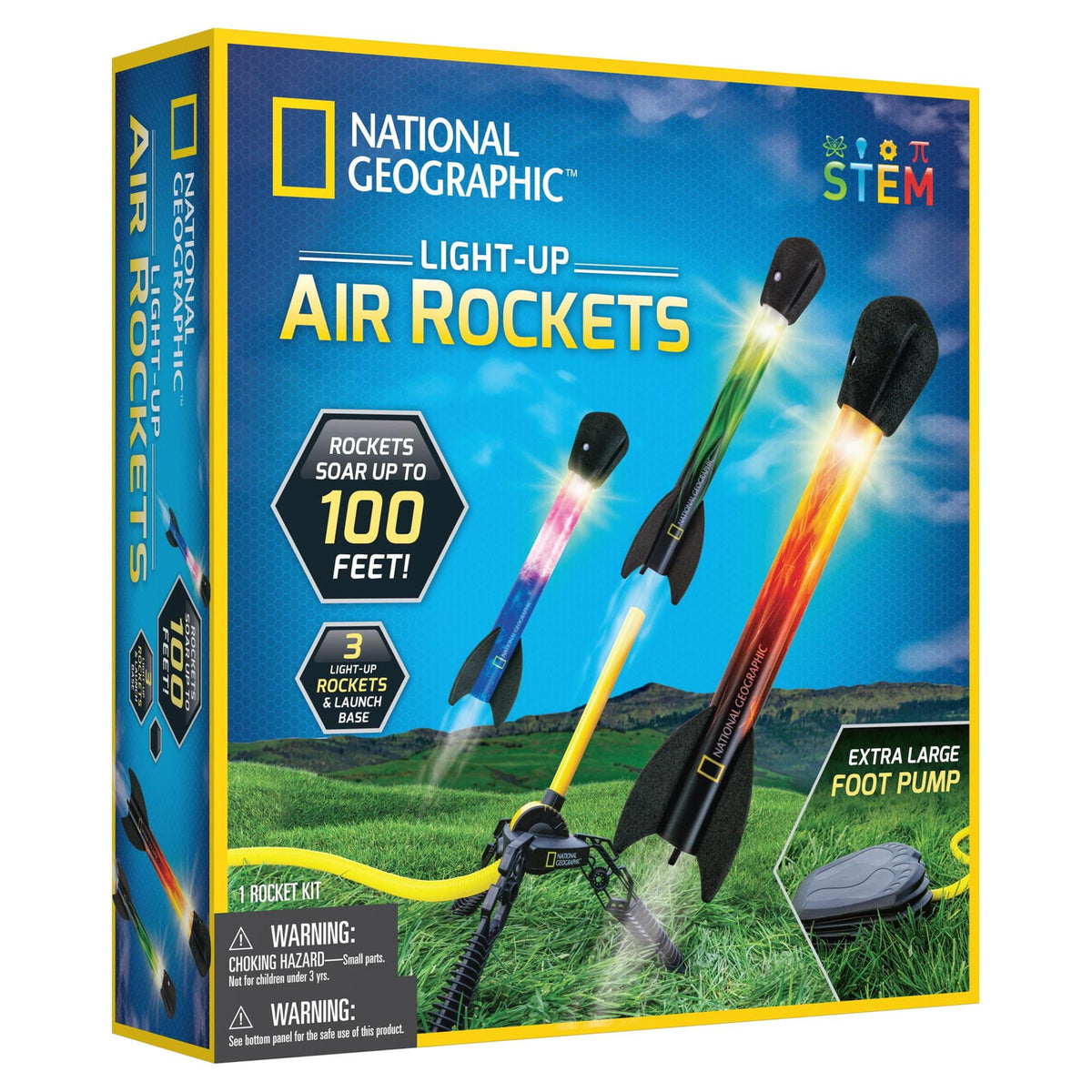 National Geographic Cohetes De Aire Con Luz Para Niños