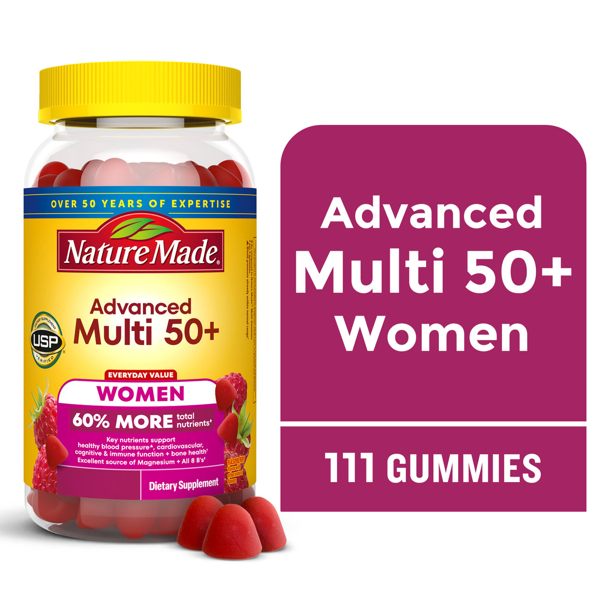 Nature Made Advanced multivitamínico mujer 50+ 111 ct