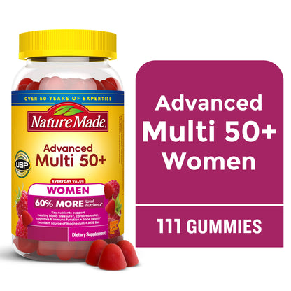 Nature Made Advanced multivitamínico mujer 50+ 111 ct