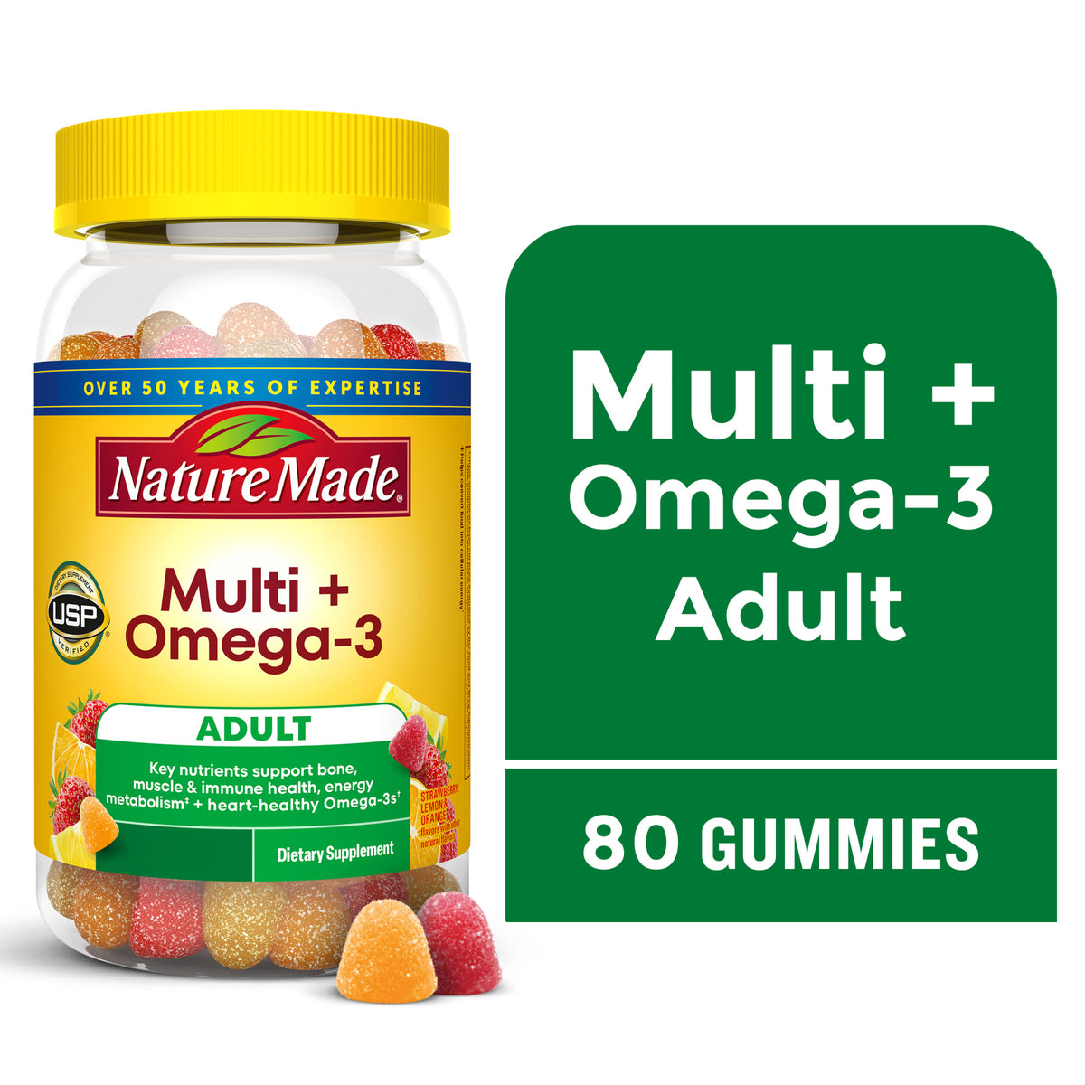 Nature Made multivitamínico omega 3 80 ct