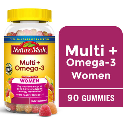 Nature Made multivitamínico mujer omega 3 90 ct