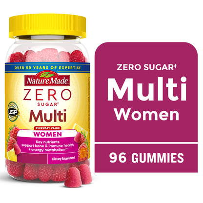 Nature Made multivitamínico mujer sin azúcar 96 ct