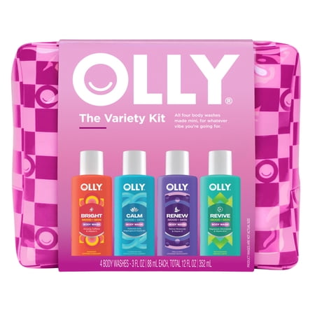 OLLY set mini geles de baño surtidos edición limitada 4 ct
