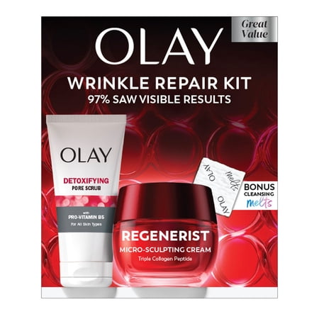 Olay MSC set crema limpiador y Cleansing Melts 12 ct