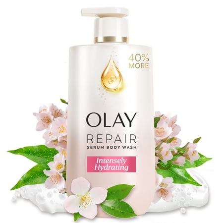 Olay gel de baño hidratante suero hialurónico 28 fl oz