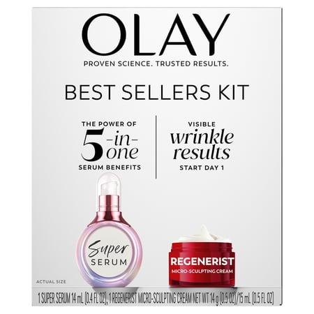 Olay dúo suero Super Serum 0.4 fl oz crema MSC 0.5 fl oz