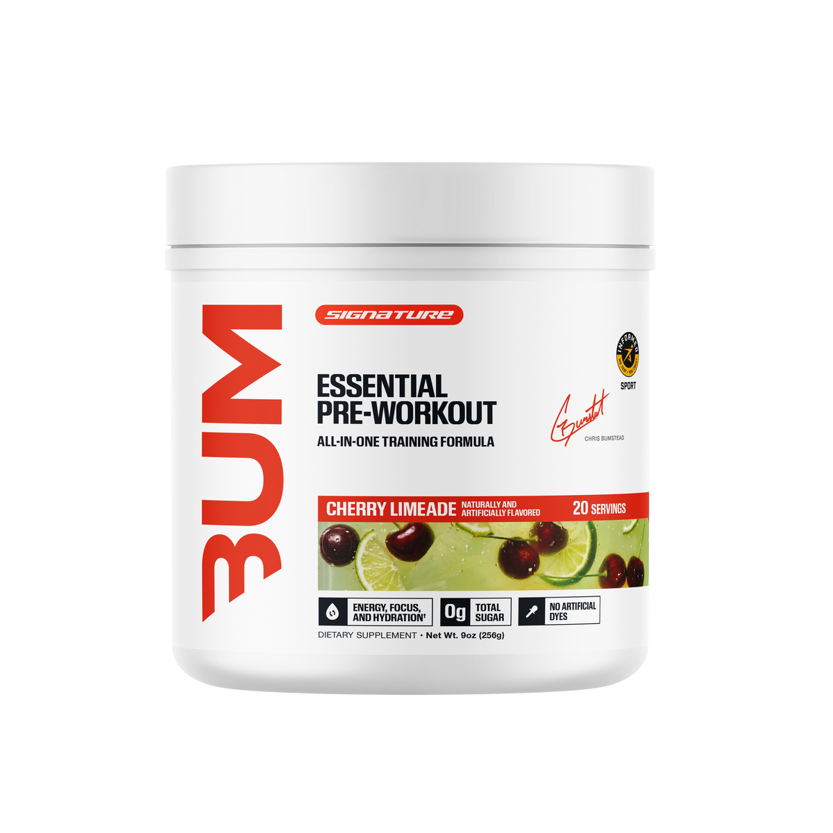 RAW Essential preentreno Cherry Limeade 20 porciones