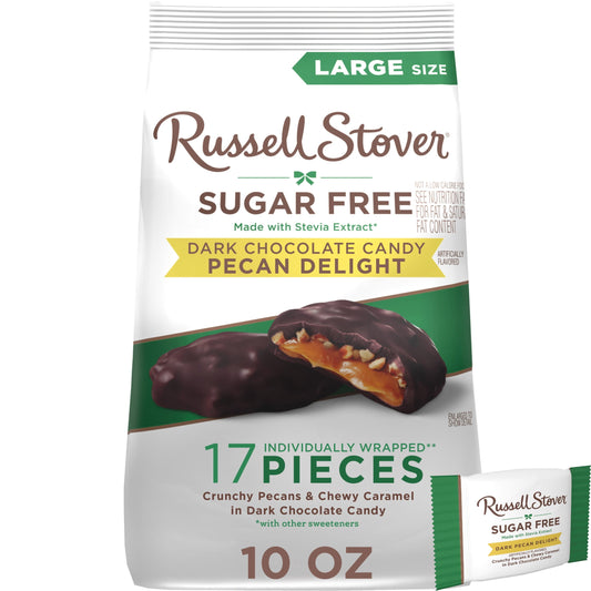 Regalo Russell Stover Choc Sin Azúcar Nuez Oscuro 283g X2