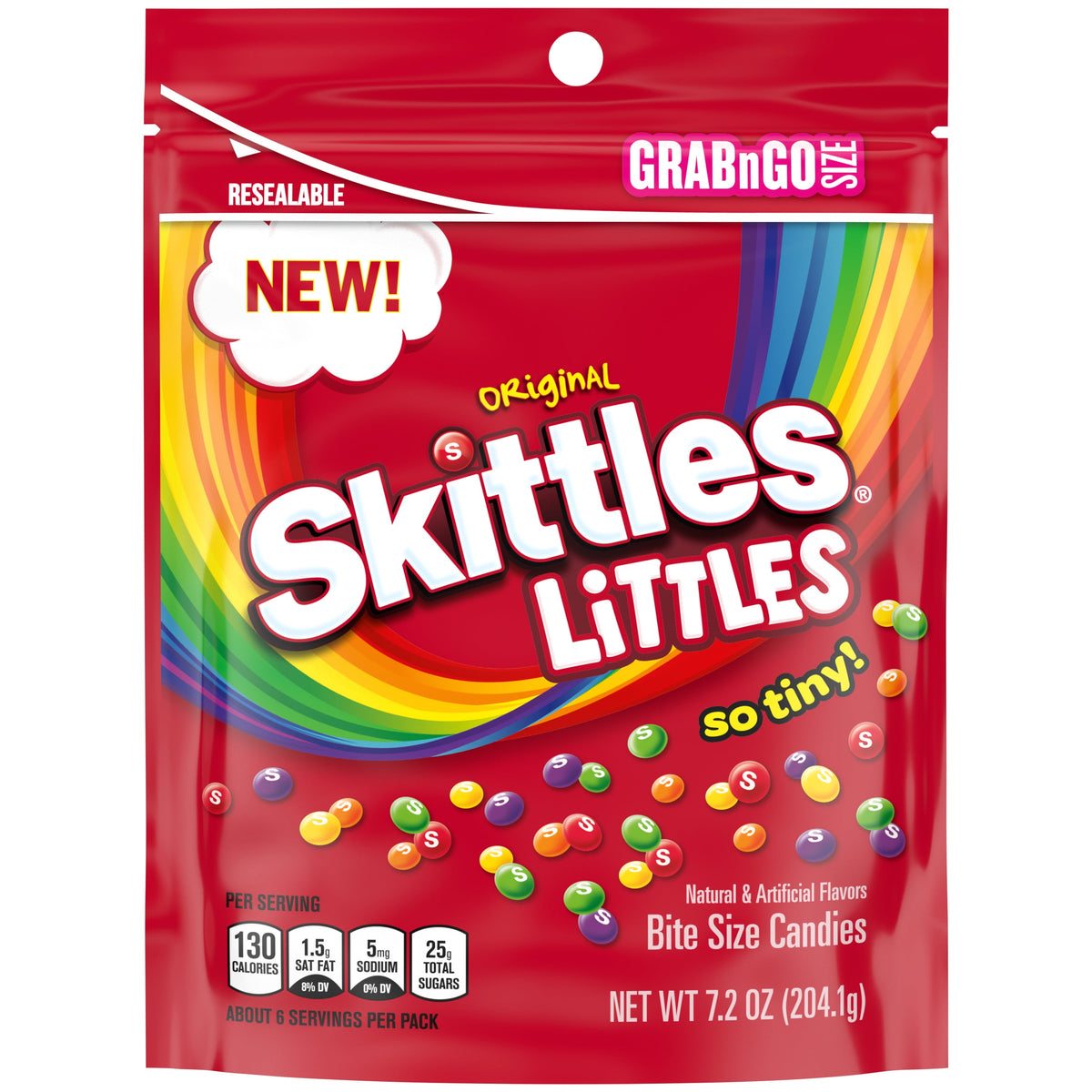 Regalo SKITTLES Dulces Littles Originales 204g X4