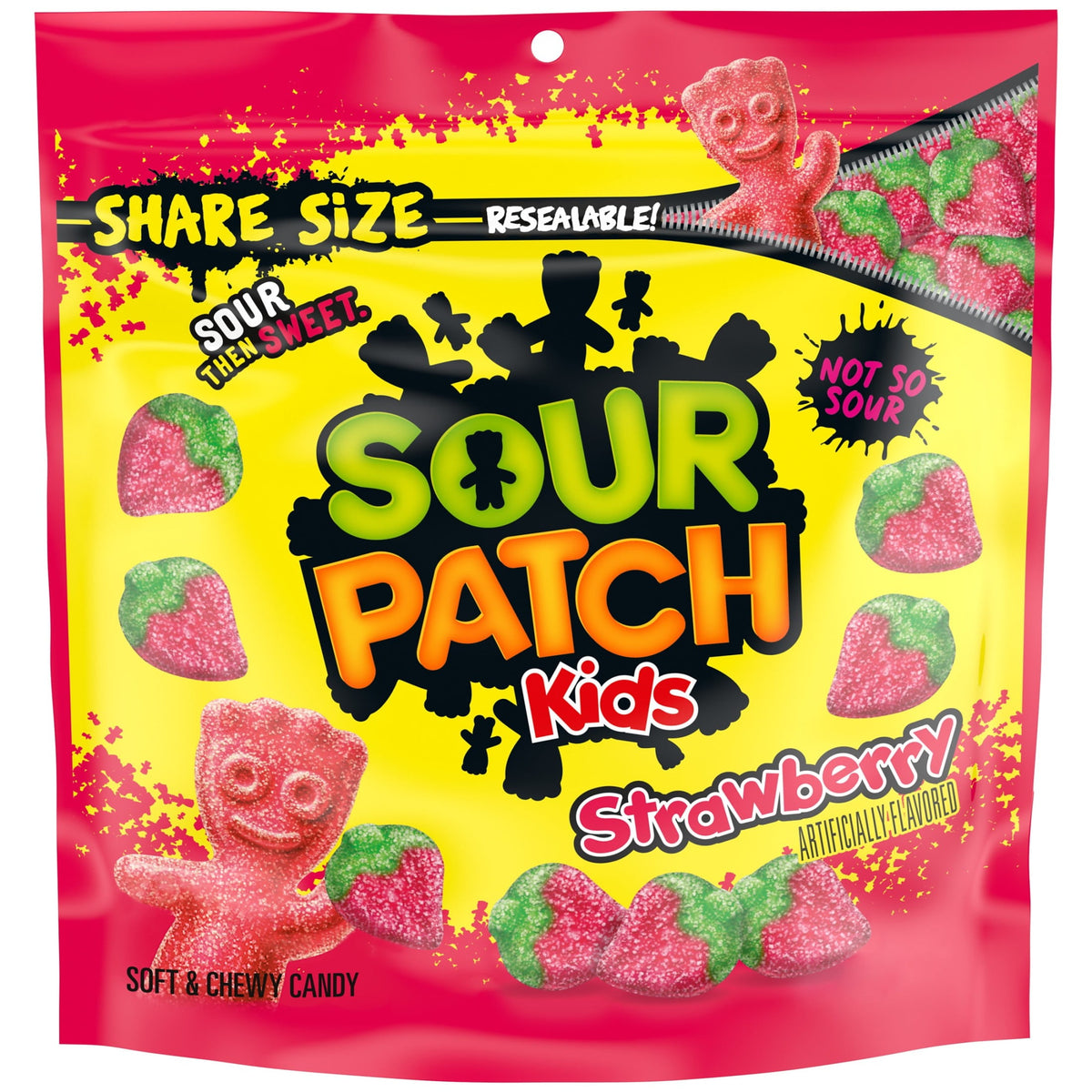 Regalo Sour Patch Kids Gomitas Fresa 340g X2