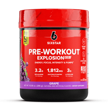 Six Star Explosion 2.0 preentreno uva 270 g