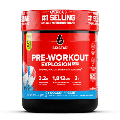 Six Star Pre Entreno Explosion 2.0 Icy Rocket Freeze 277 g