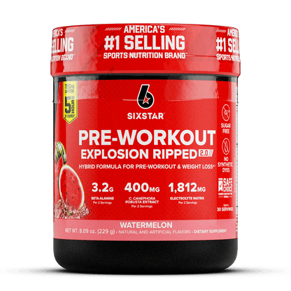 Six Star Explosion Ripped 2.0 preentreno sandía 8.09 oz
