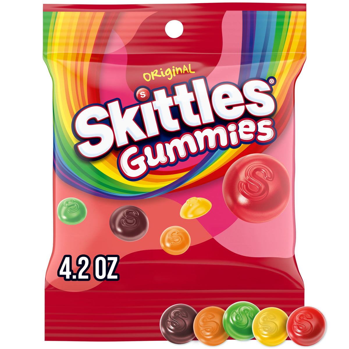 Regalo SKITTLES Gomitas Originales 119g X4