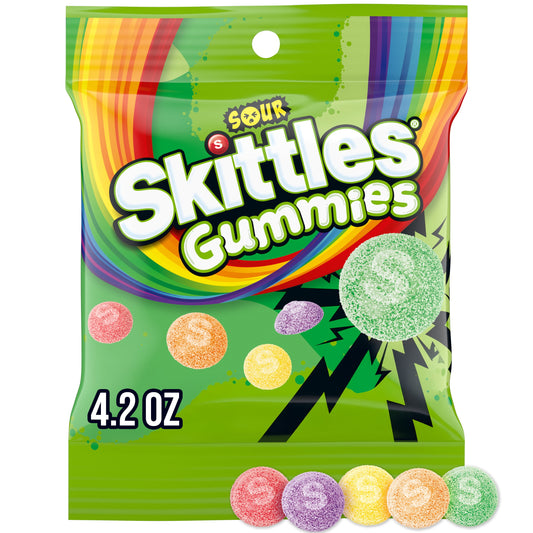 Regalo SKITTLES Gomitas Ácidos 119g X4