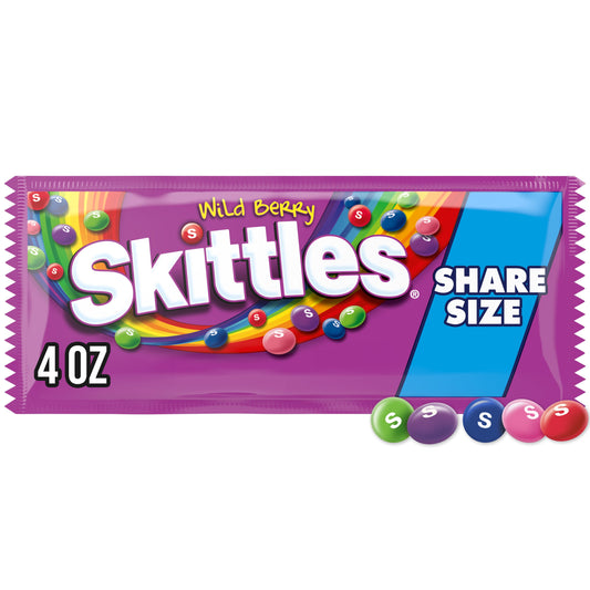 Regalo SKITTLES Dulces Ácidos 113g X4