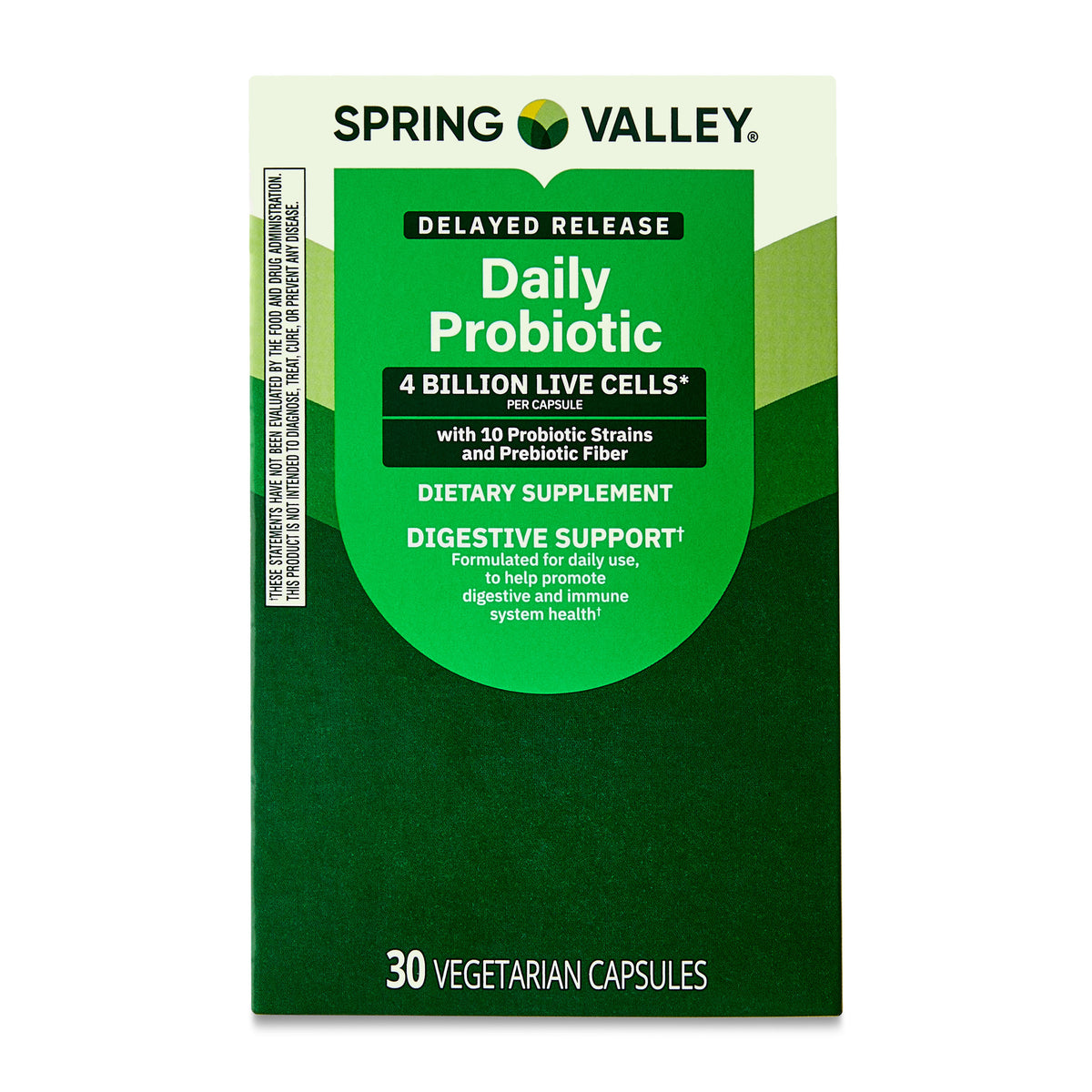 Spring Valley probiótico 4 mil millones 30 cápsulas