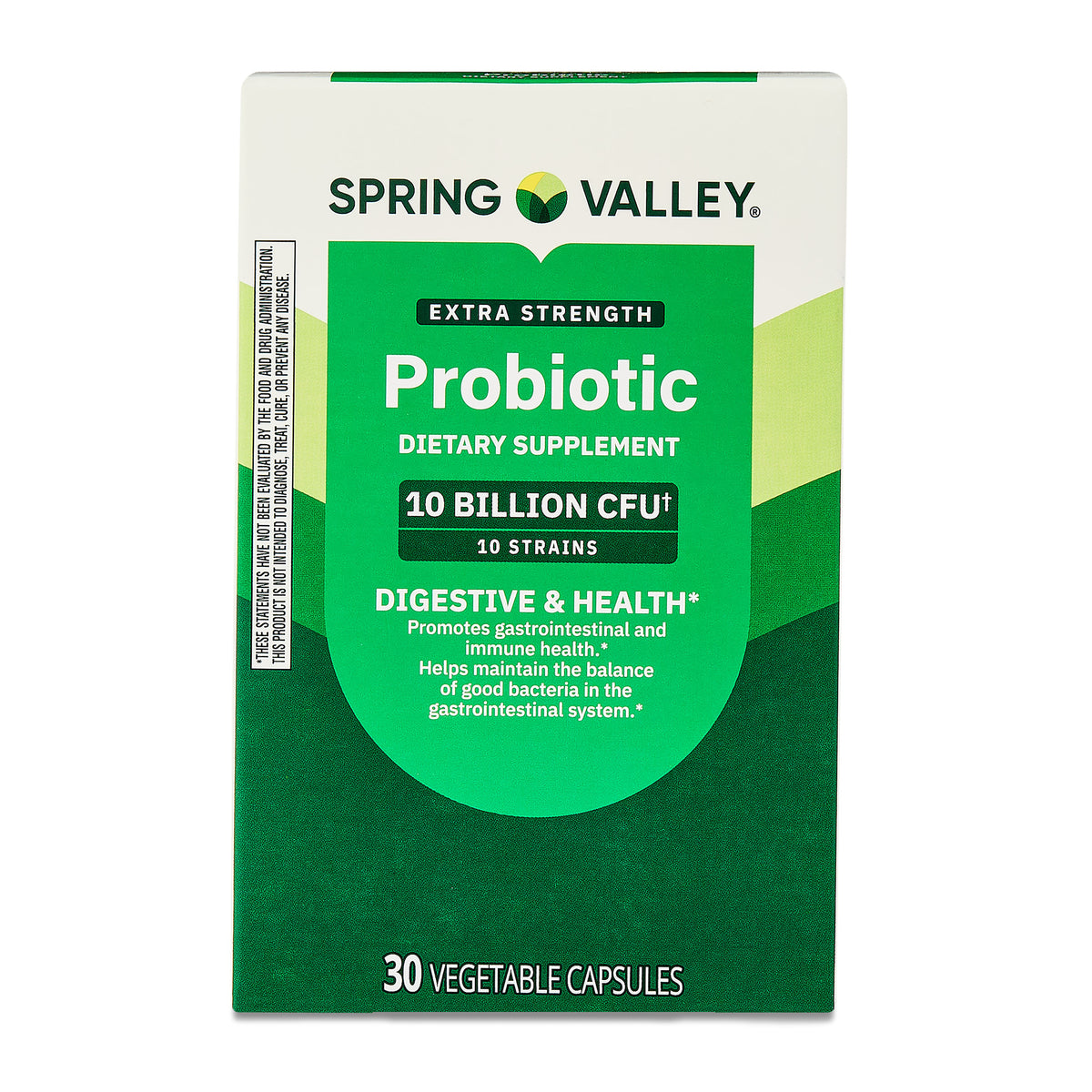Spring Valley probiótico 10 mil millones 30 cápsulas