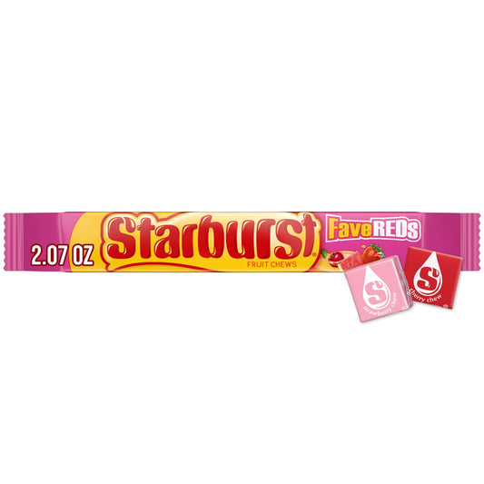 Regalo Starburst Caramelos Frutos Rojos 59g X4