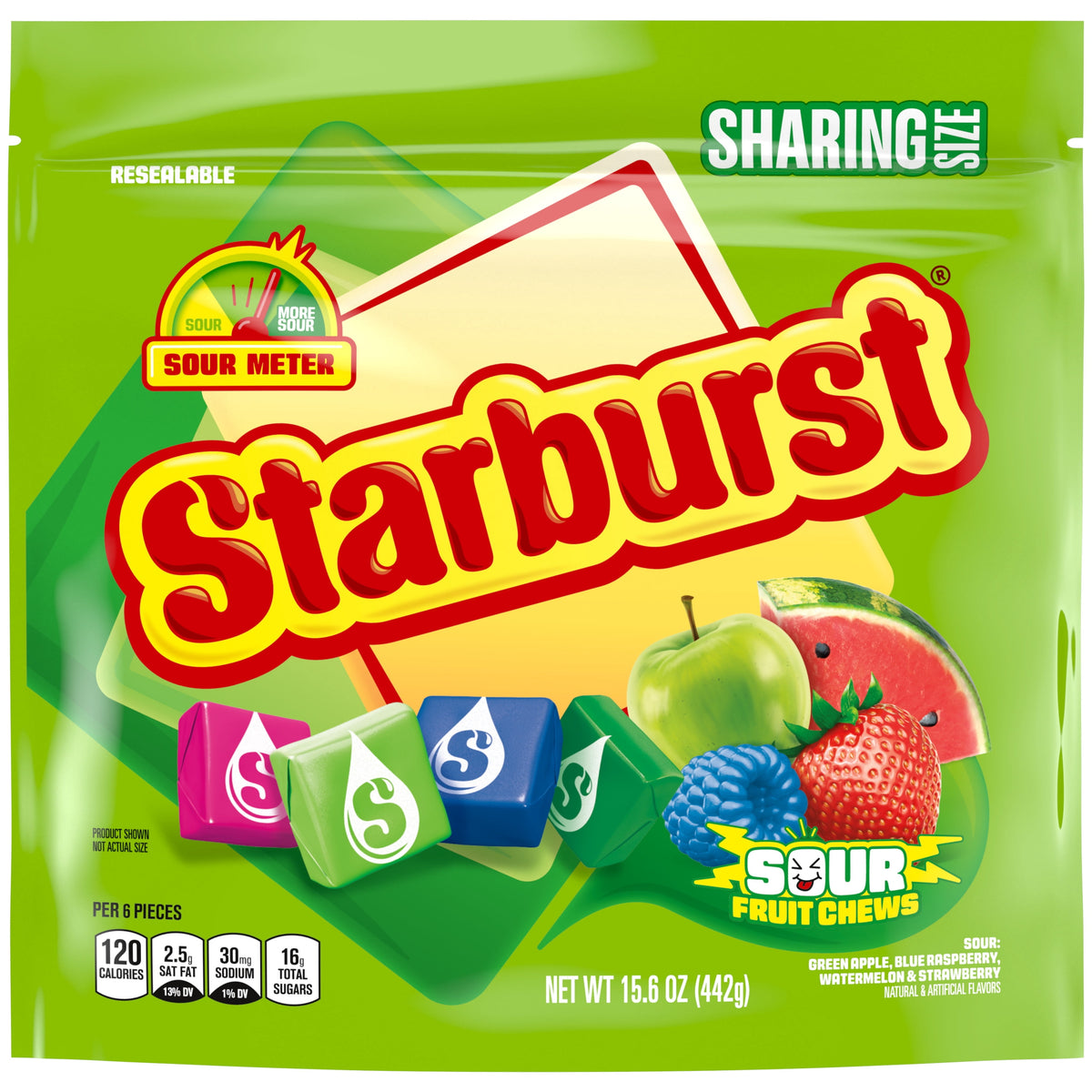 Regalo Starburst Caramelos Ácidos 442g X2