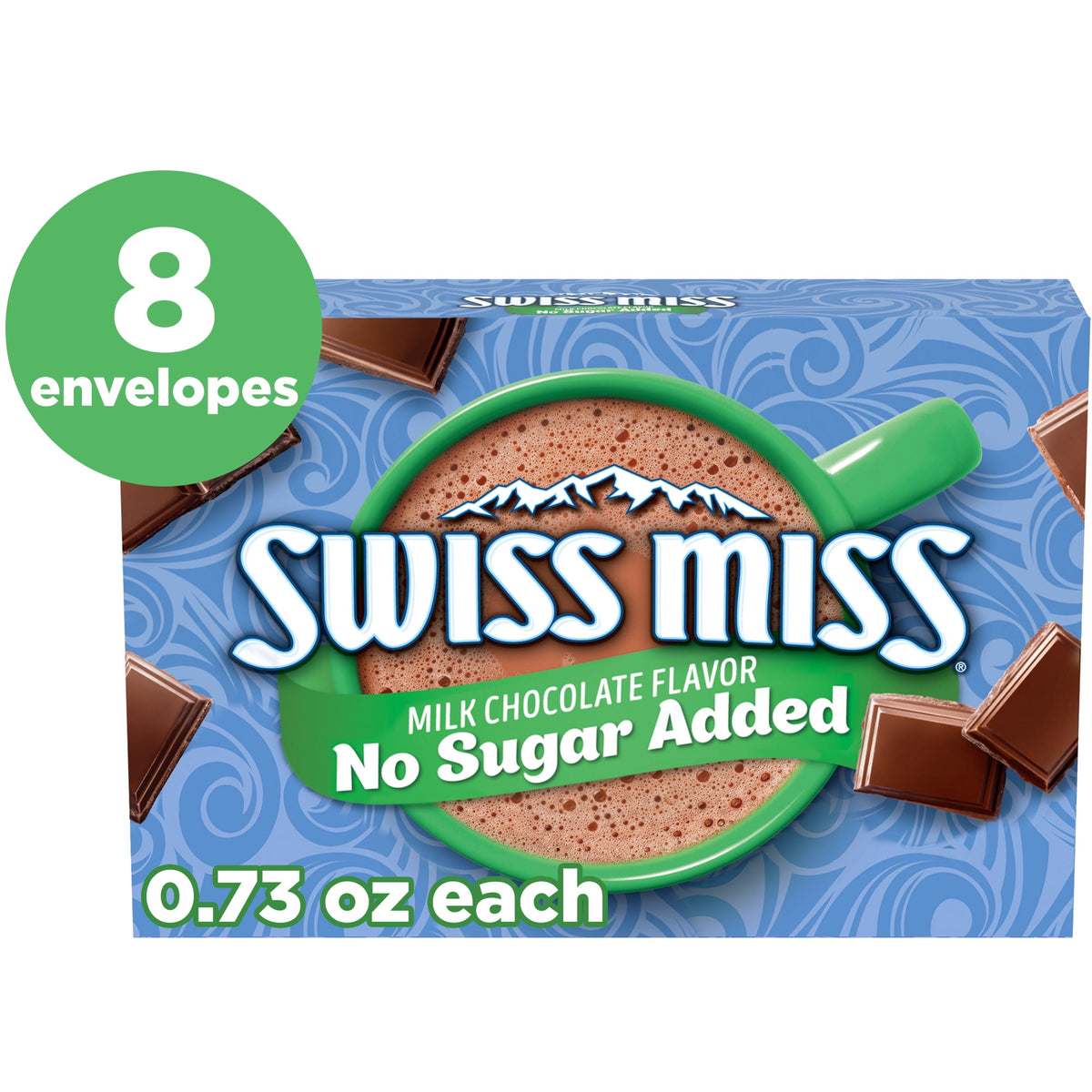 Regalo Swiss Miss Cocoa Sin Azúcar Añadida 168g X4