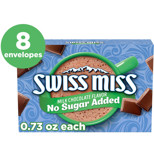 Regalo Swiss Miss Cocoa Sin Azúcar Añadida 168g X4