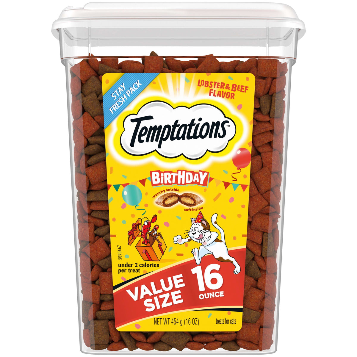 Premios Gato Temptations Langosta Res 454g Pack 3