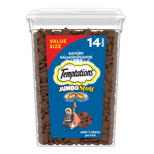 Premios Gato Temptations Jumbo Salmón 397g Pack 3