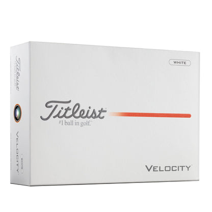 Pelotas De Golf Titleist Velocity 2026 Blancas 12 Piezas