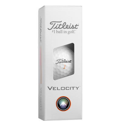 Pelotas De Golf Titleist Velocity 2026 Blancas 12 Piezas