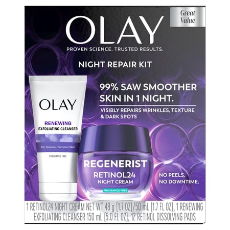 Olay Beauty Retinol dúo crema y limpiador facial 1.7 oz