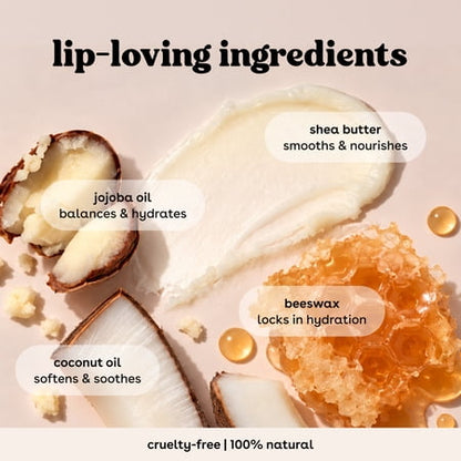 eos bálsamos labiales surtido frutal 4 piezas de 0.14 oz