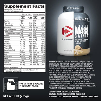 Dymatize Super Mass Gainer Vainilla 2.7 Kg