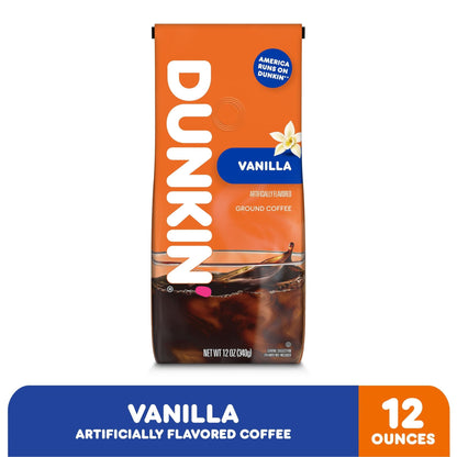 Dunkin' French Vanilla Café Molido 340 g