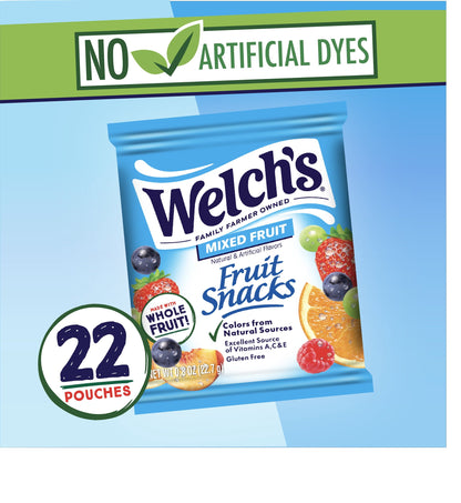 Welch's Fruit Snacks Frutas Mixtas 22 Sobres