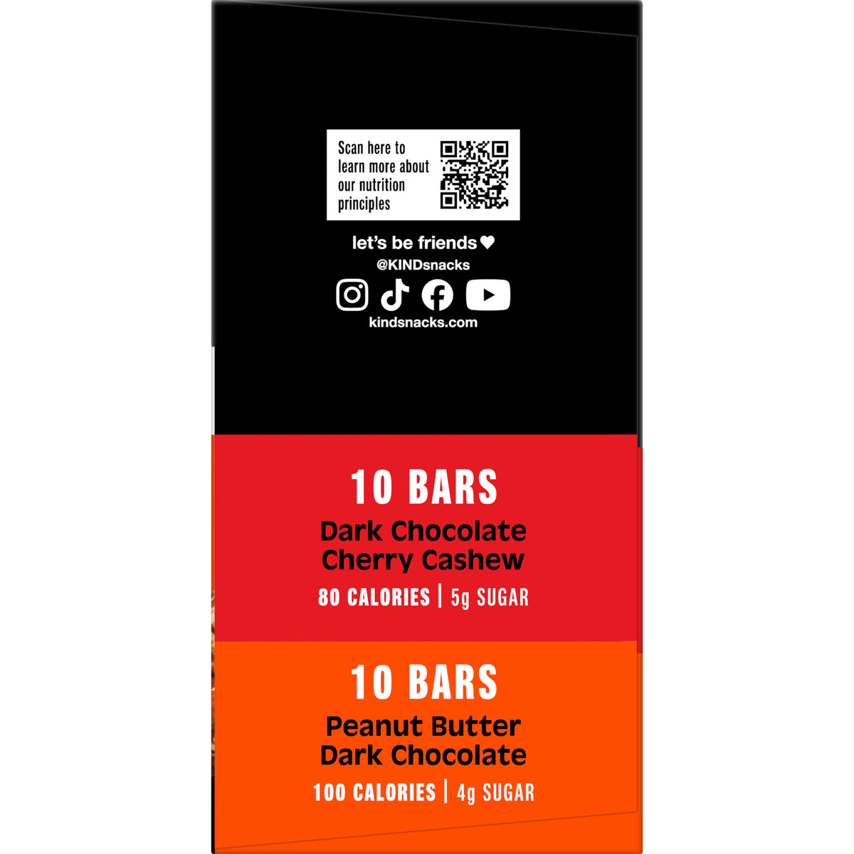 KIND Minis barras surtidas dulces 20 piezas de 0.7 oz