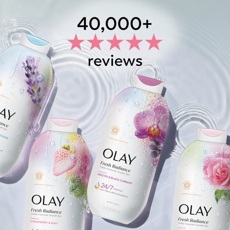 Olay Fresh Radiance gel de baño orquídea grosella 22 fl oz