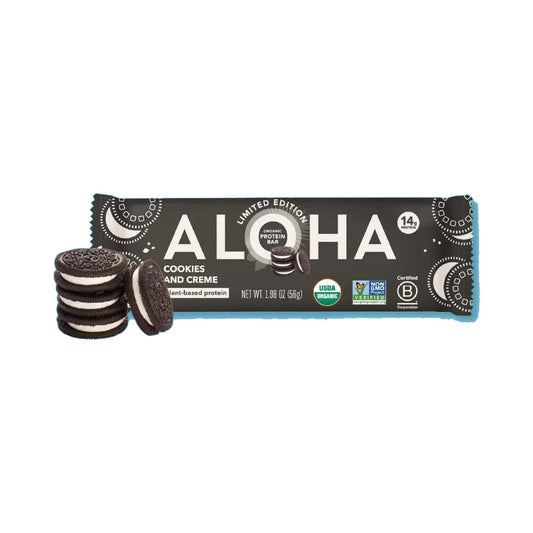 ALOHA Barras De Proteína Vegetal Cookies And Creme
