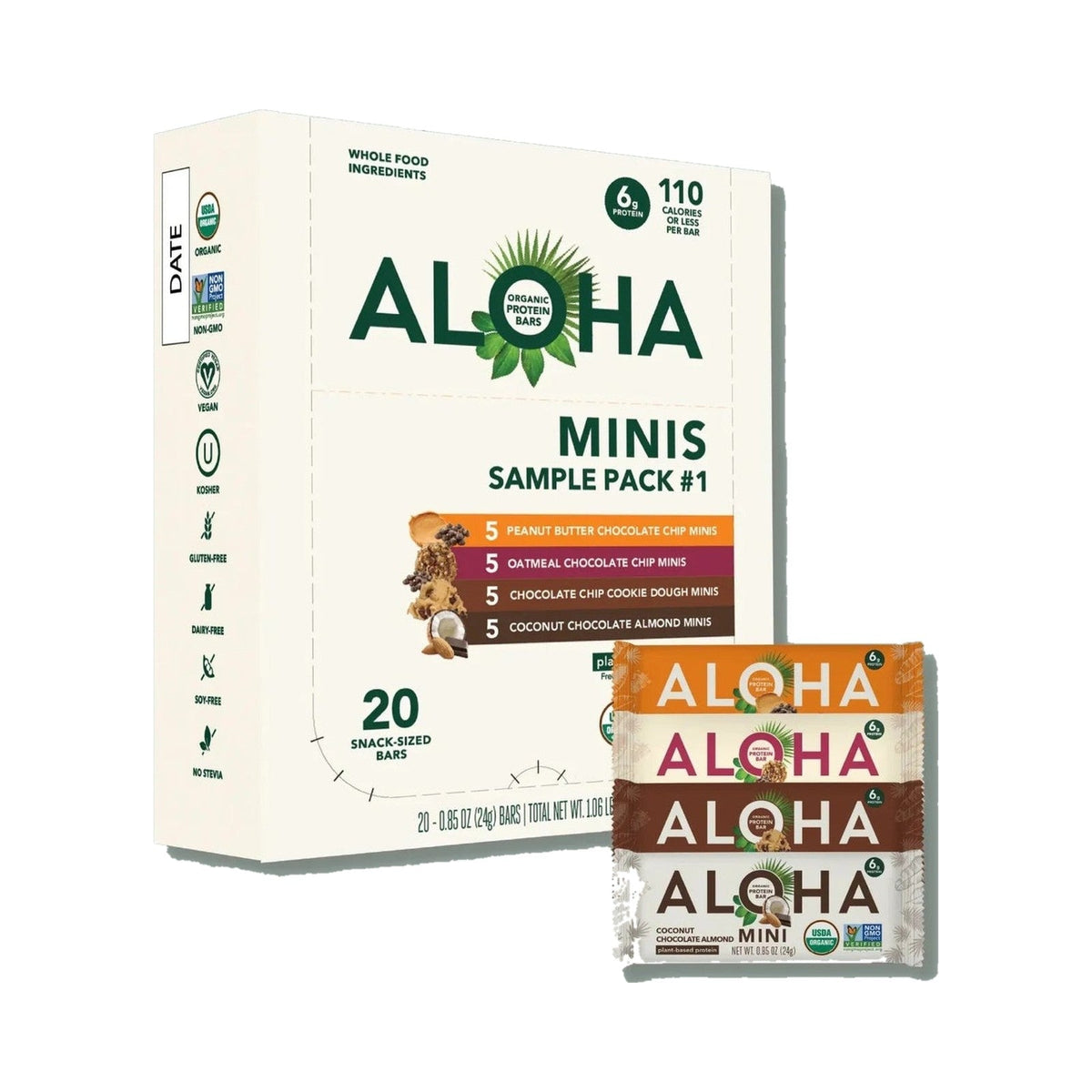 ALOHA Mini Barras De Proteína Surtidas