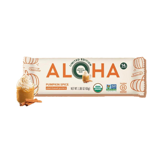 ALOHA Barras De Proteína Vegetal Pumpkin Spice