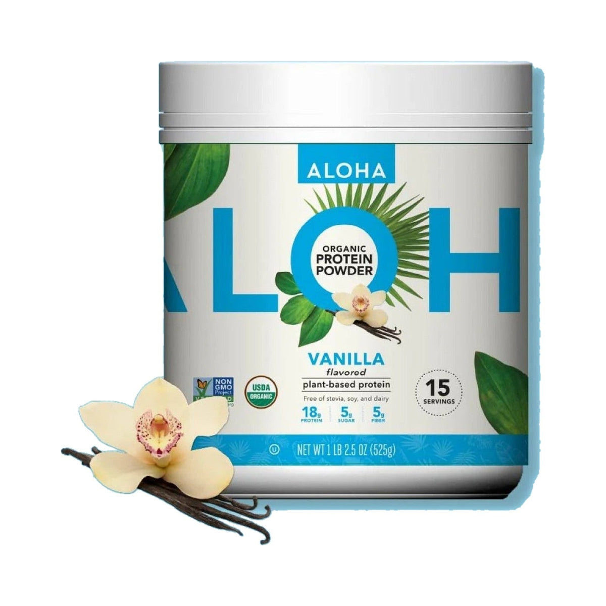 ALOHA Proteína Vegetal En Polvo Vainilla