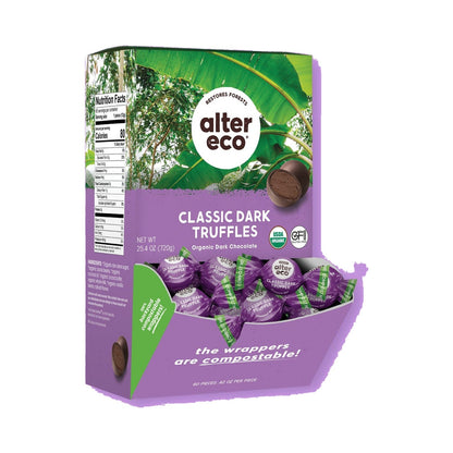 Alter Eco Trufas De Chocolate Amargo Clásicas 60 Piezas