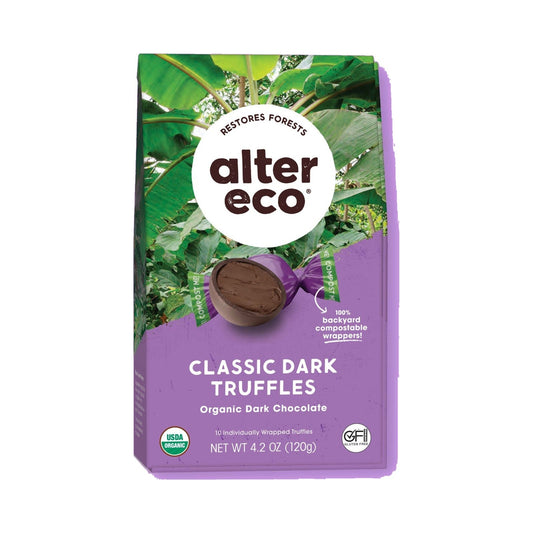 Alter Eco Trufas De Chocolate Amargo Clásicas