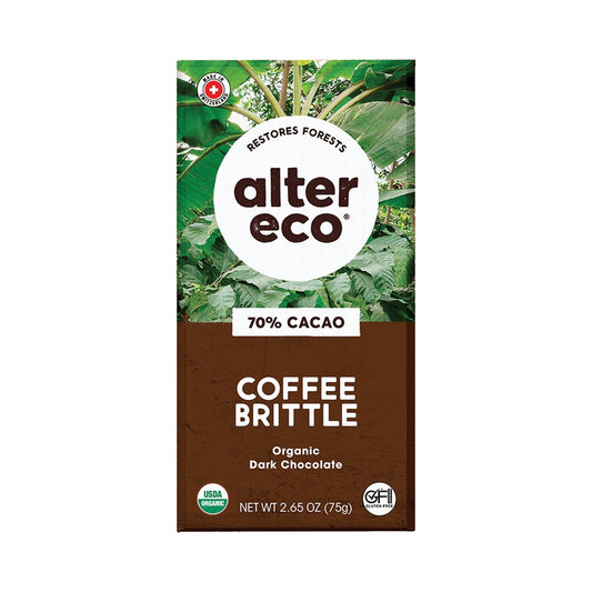Alter Eco Chocolate Con Crocante De Café