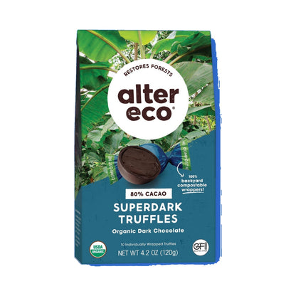 Alter Eco Trufas De Chocolate Súper Amargo